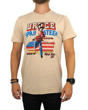 Band Tee - Bruce Springsteen T-Shirt - Born in The USA '85 - Sand
