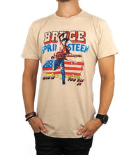Band Tee - Bruce Springsteen T-Shirt - Born in The USA '85 - Sand