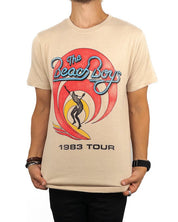 Band Tee - The Beach Boys T-Shirt - 1983 Tour - Sand