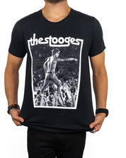 Band Tee - Iggy & The Stooges T-Shirt - Crowd walk - Svart