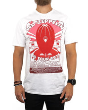 Band Tee - Led Zeppelin T-Shirt - Mobile Municipal - Vit