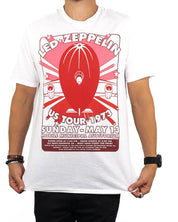 Band Tee - Led Zeppelin T-Shirt - Mobile Municipal - Vit