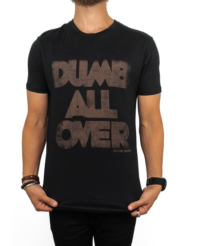Band Tee - Frank Zappa T-Shirt - Dumb All Over - Svart