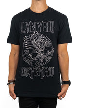 Band Tee - Lynyrd Skynyrd T-Shirt - '73 Eagle Guitar - Svart