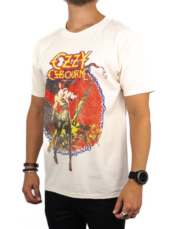 Band Tee - Ozzy Osbourne T-Shirt - The Ultimate Sin Tour '86 - Vit