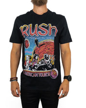 Band Tee - Rush T-Shirt - US Tour 1978 - Svart
