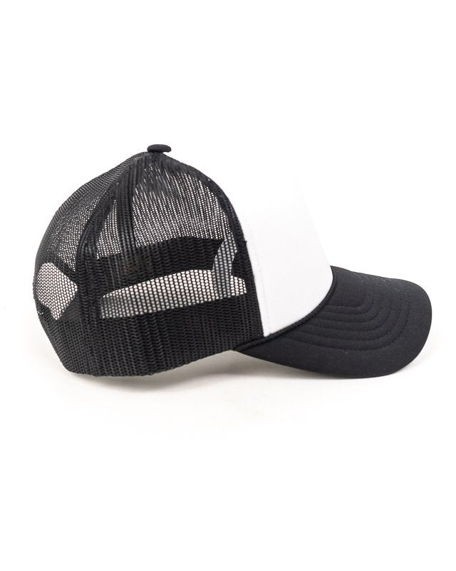 Flexfit - Foam Trucker - Vit / Svart