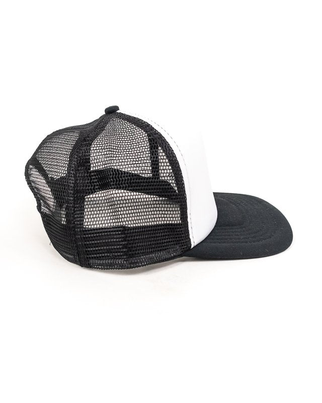 Vintage Snapback Foam Trucker - Vit / Svart