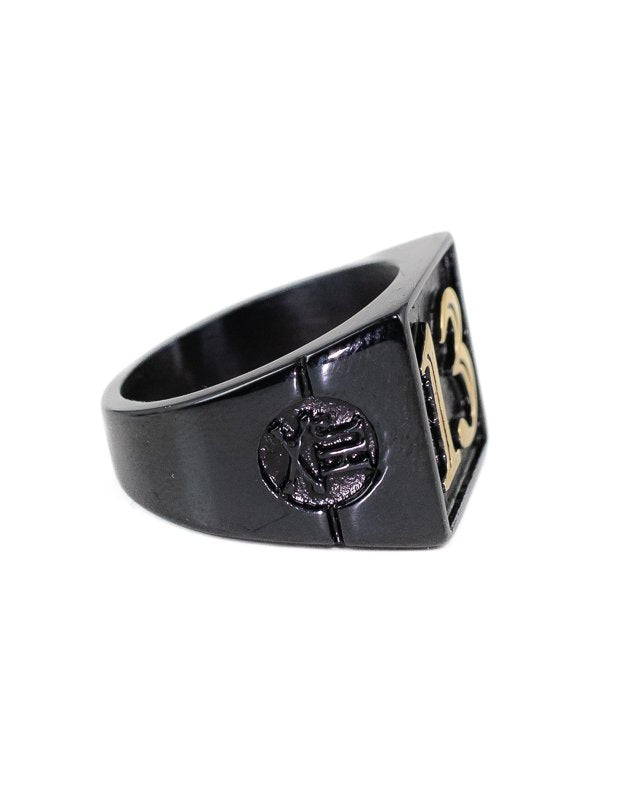 Jernhest - Brad Ring - Black - Ring med 13
