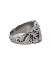 Jernhest - Hovs Ring - Silver - Ring med Kolmårdsmarmor