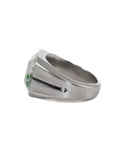 Jernhest - Ljung Ring - Silver - Ring med Kolmårdsmarmor