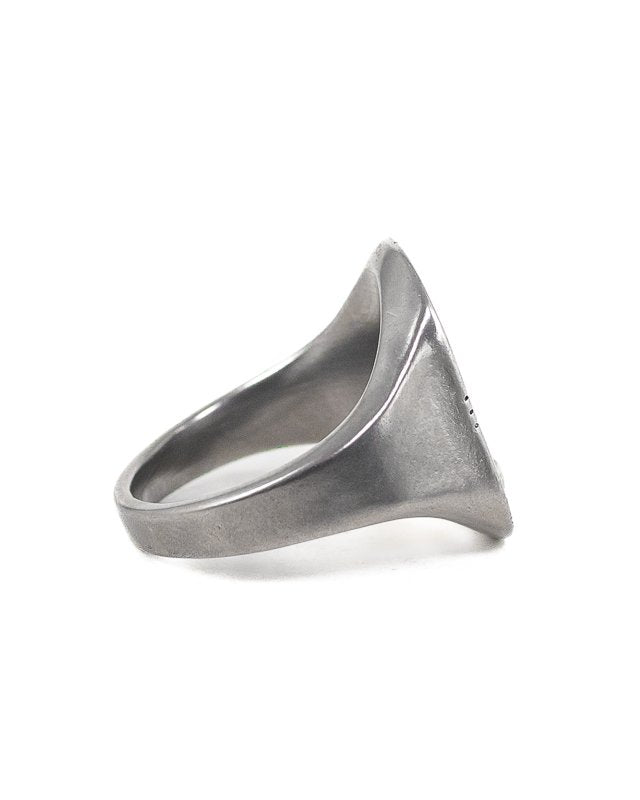 Jernhest - Dvardala Ring - Silver - Ring med Kolmårdsmarmor
