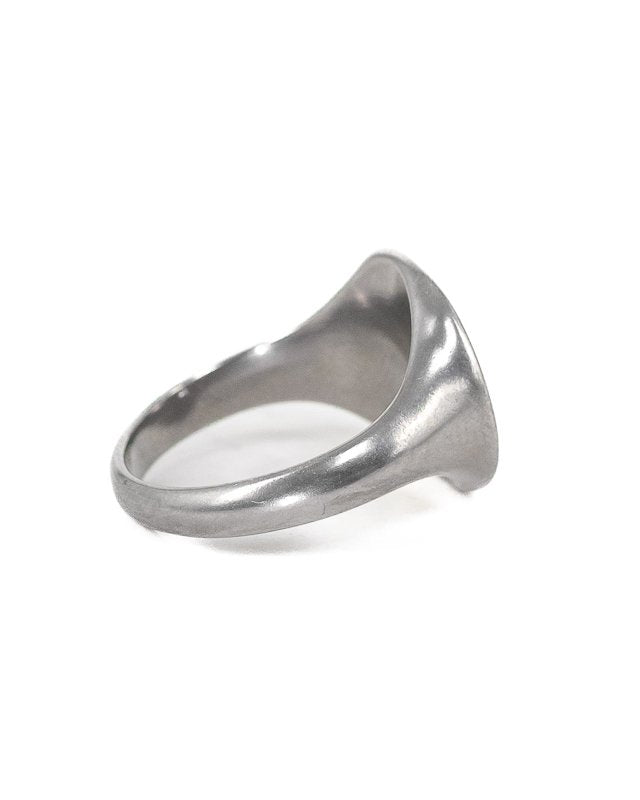 Jernhest - Leko Ring - Silver - Vegvisir vintage look