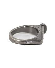 Jernhest - Sern Ring - Antik silver - Smidd spik