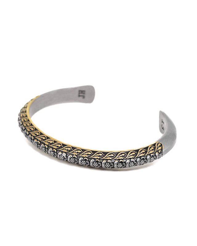 Jernhest - Acksi Bangle - Silver - Armlänk med Kurbit motiv