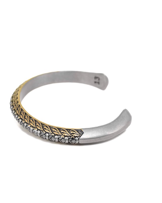Jernhest - Acksi Bangle - Silver - Armlänk med Kurbit motiv