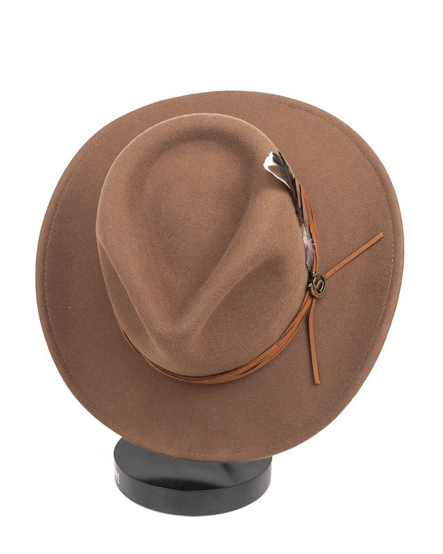 Stetson - Western Hatt Ullfilt - Brun