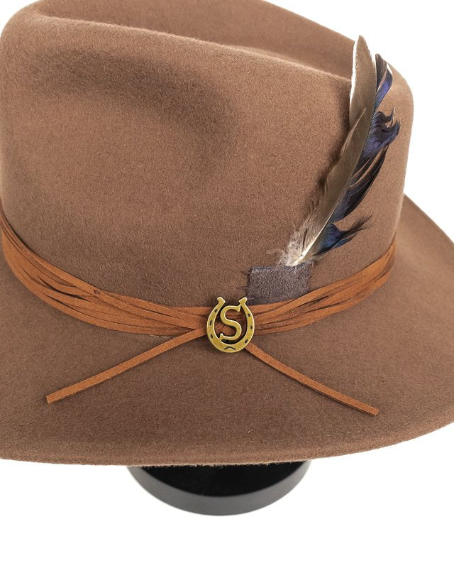 Stetson - Western Hatt Ullfilt - Brun