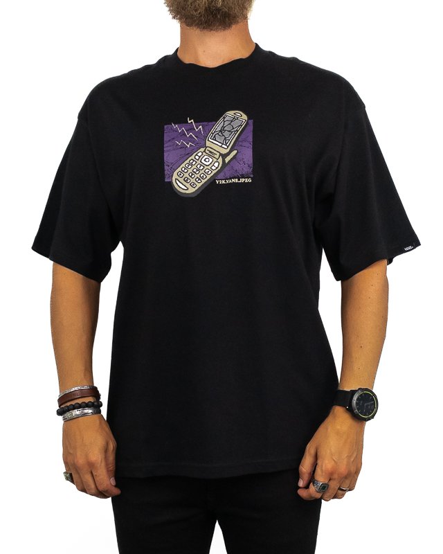 Vans - Old school mobil t-shirt - Take the call - Svart
