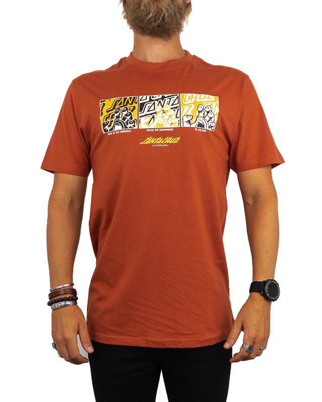 Santa Cruz - T-shirt Hand grafik - Tegel