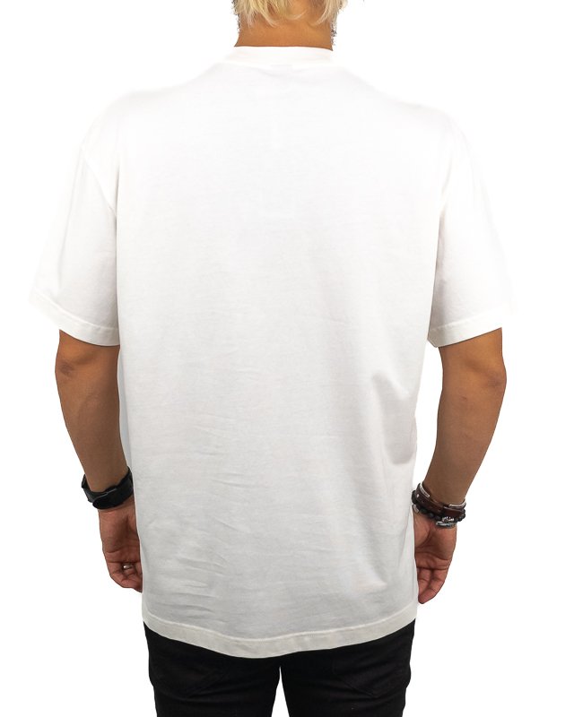 Deus Ex Machina - T-shirt med Hjälmtryck - Vintage Vit