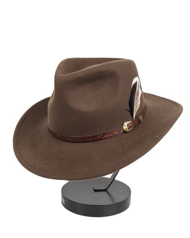 Stetson - Western - Cowboyhatt i Ullfilt - Brun