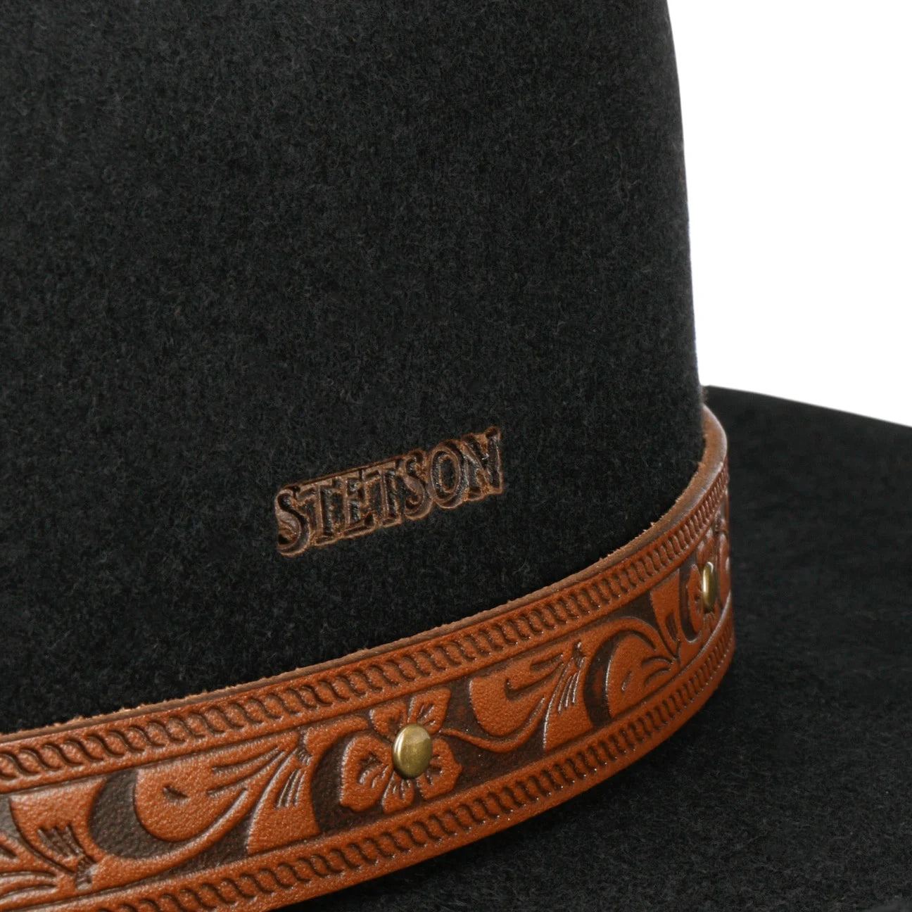 Stetson - Western - Cowboyhatt i Ullfilt - Svart