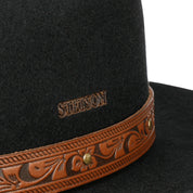 Stetson - Western - Cowboyhatt i Ullfilt - Svart