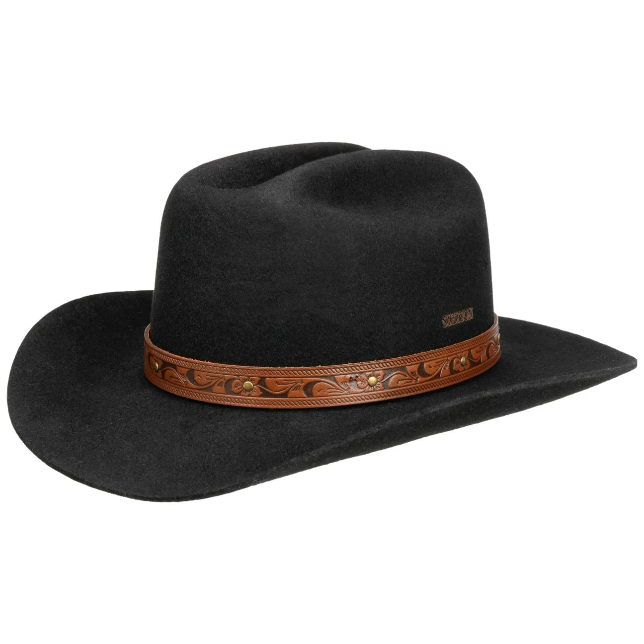 Stetson - Western - Cowboyhatt i Ullfilt - Svart
