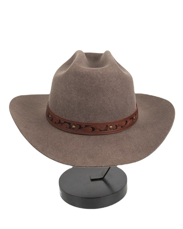 Stetson - Western - Cowboyhatt i Ullfilt - Ljustbrun