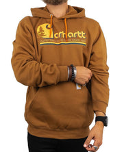 Carhartt - Graphic Hooded Sweatshirt - Hoodie Brun