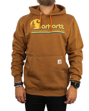 Carhartt - Graphic Hooded Sweatshirt - Hoodie Brun