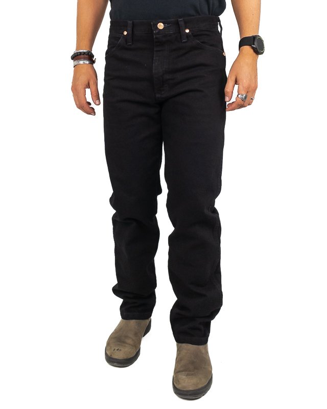 Wrangler - Jeans 100% Bomull Svart - 13MWZ Cowboycut