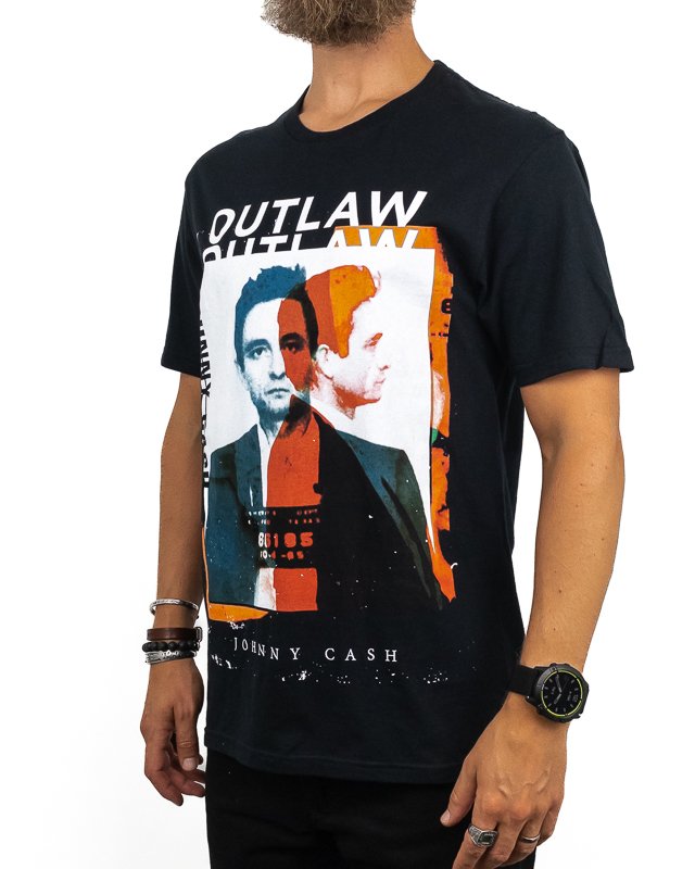 Band Tee - Johnny Cash Outlaw Photo