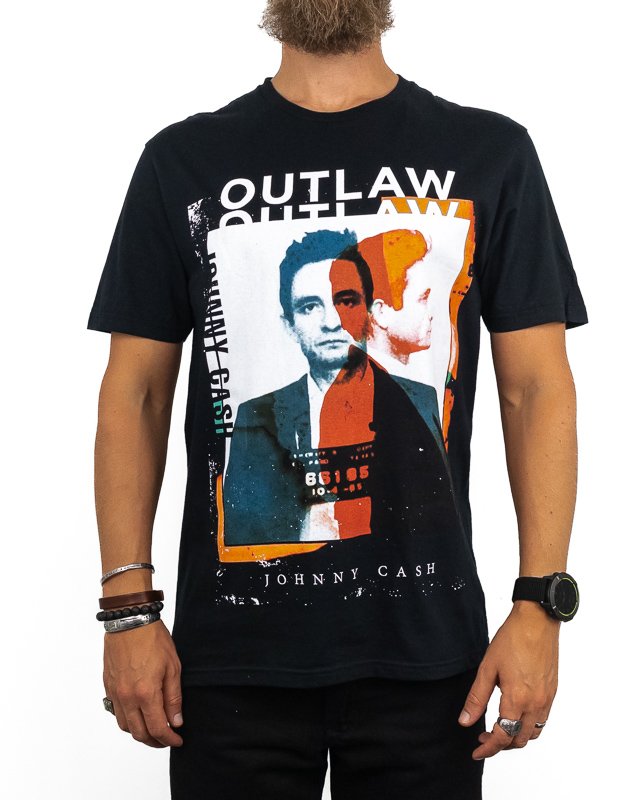 Band Tee - Johnny Cash Outlaw Photo