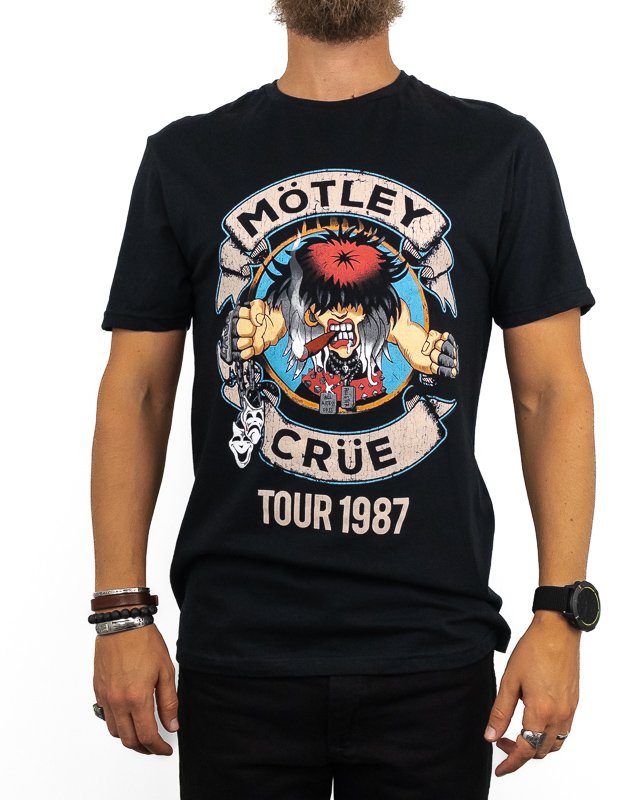 Band Tee - Motley Crue Gitls Girls Girls Tour 87