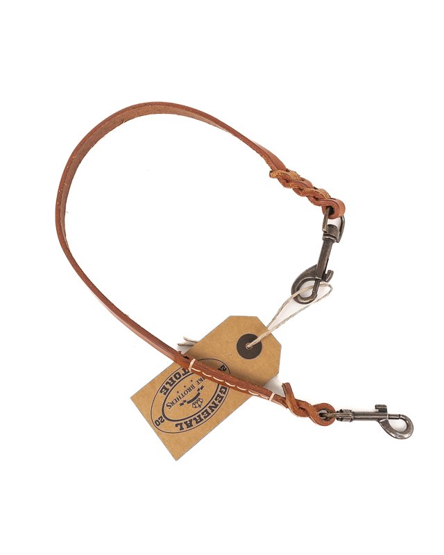 Pike Brothers - Nyckelkedja I Läder - 1963 Utility Lanyard - Brun