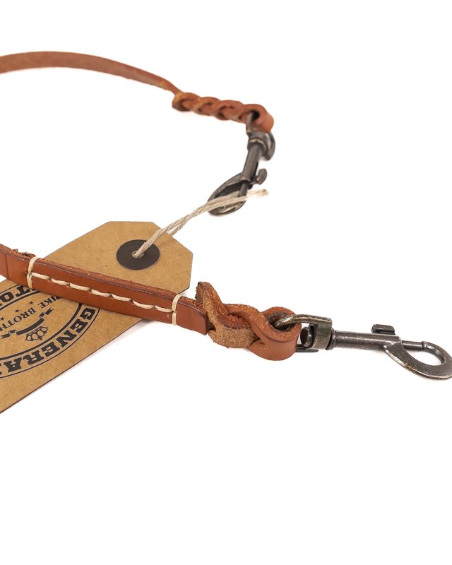Pike Brothers - Nyckelkedja I Läder - 1963 Utility Lanyard - Brun