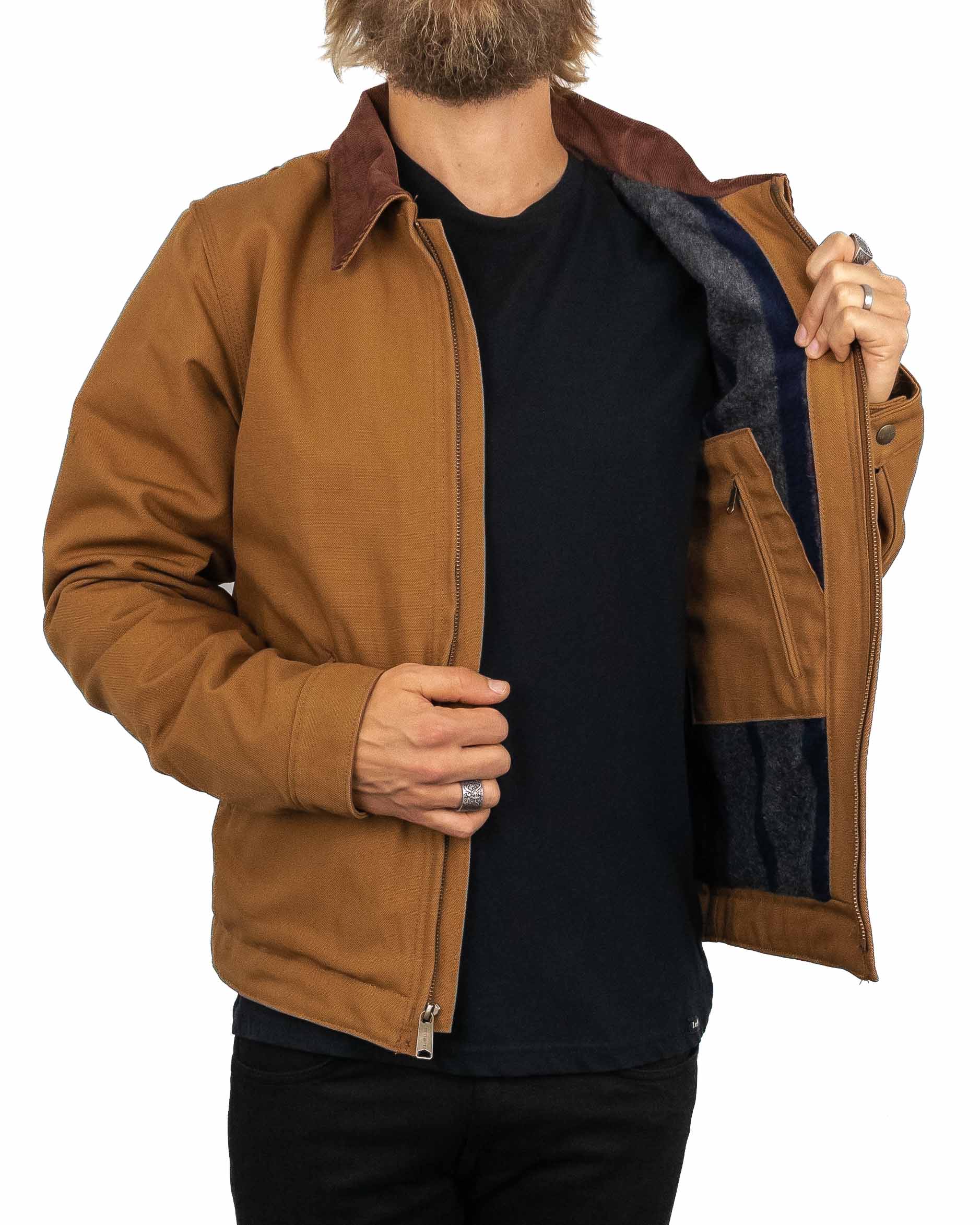Carhartt Workwear - Detroit Jacka - Duck Detroit - Brun