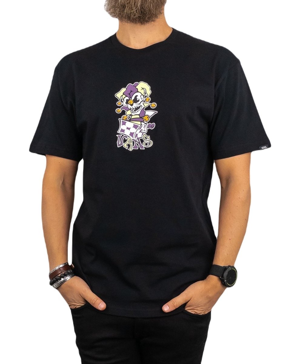 Vans - T-shirt med Clowndöskalle - Prankster - Svart