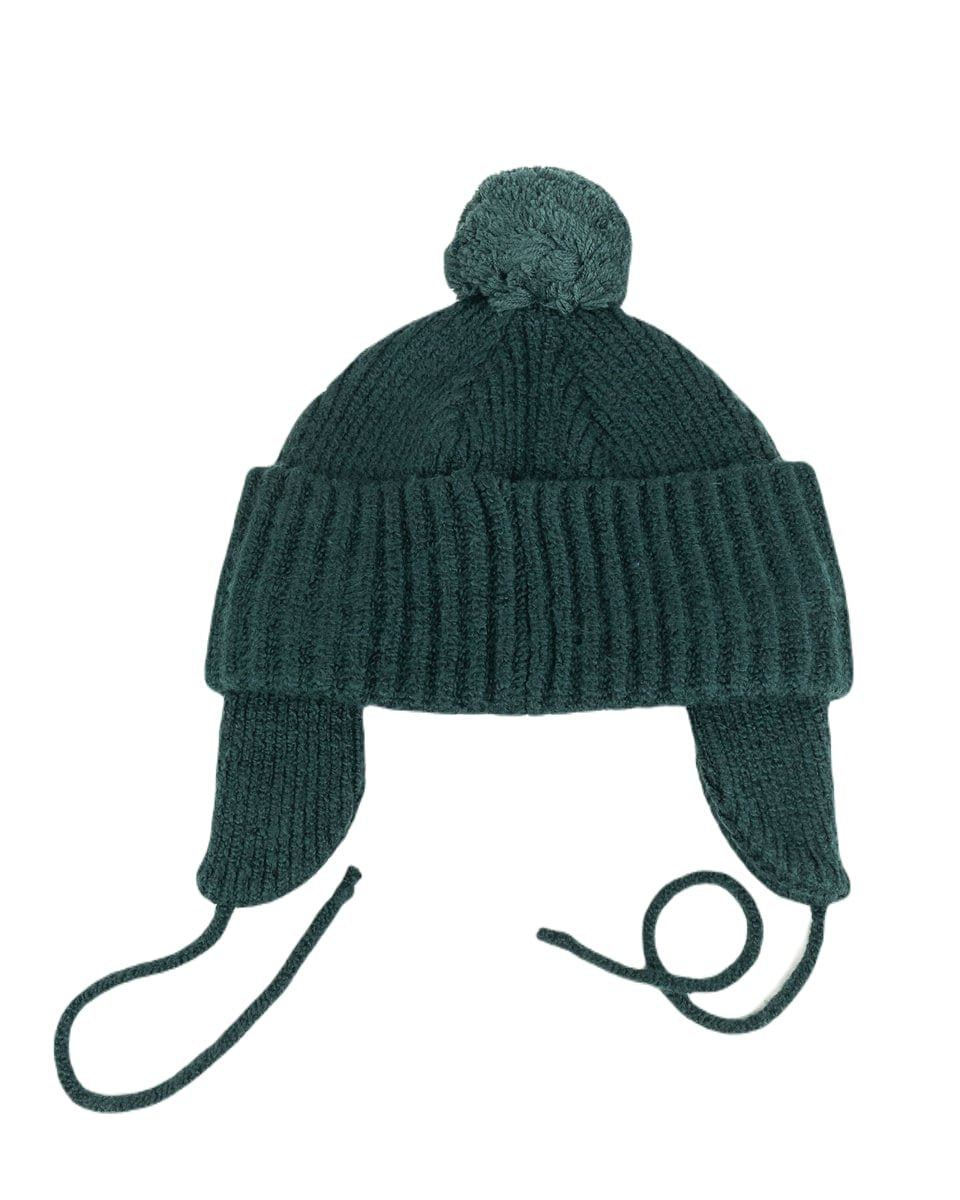 Vans - Mössa med öronlappar - 66 Earflap Pom - Grön