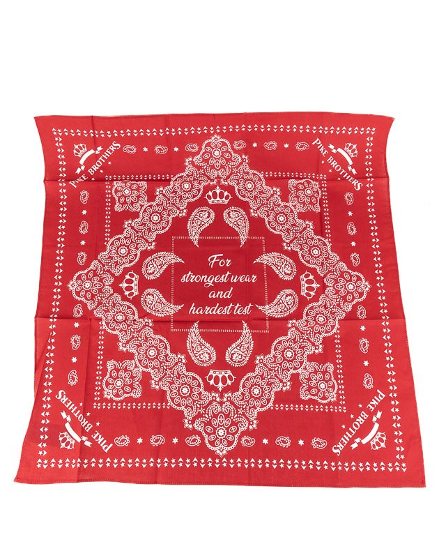 Pike Brothers - 1947 Logo Bandana - Röd