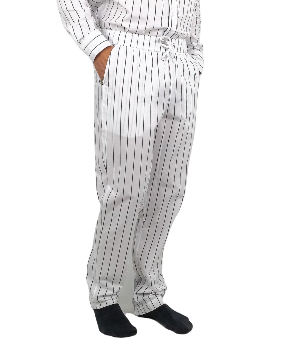 JBS Of DK - Pyjamasbyxor Bambu - Vit