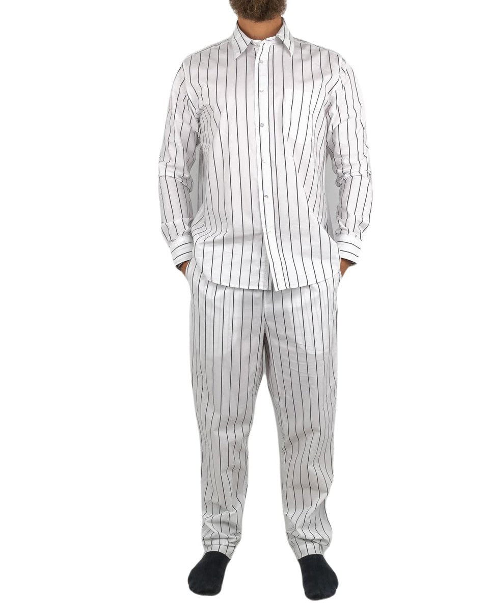 JBS Of DK - Pyjamasbyxor Bambu - Vit