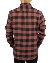 Wrangler - Rutig Skjorta med långa ärmar - 1 PKT - Brun