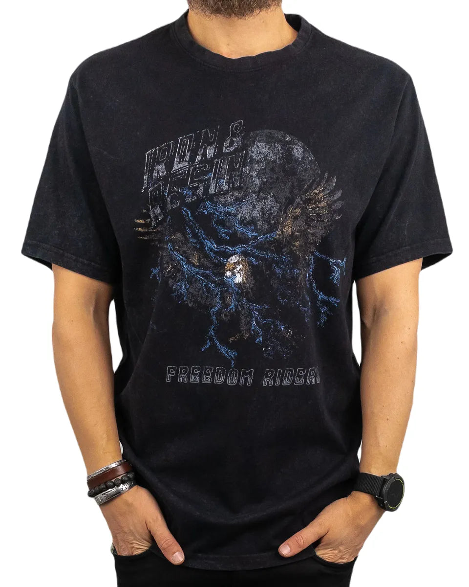 Iron & Resin - Metal Eagle T-shirt - Black