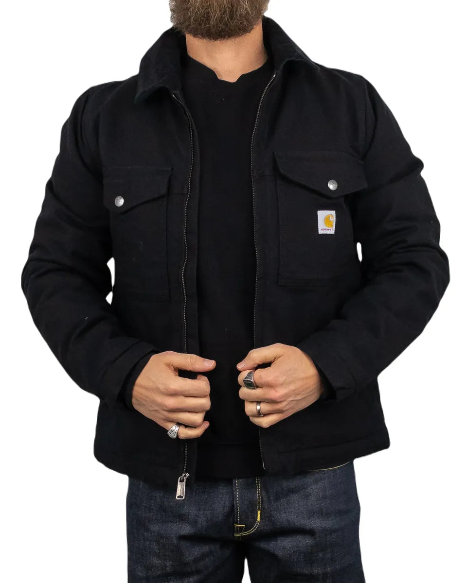 Carhartt Workwear - Montana Fodrad Jacka - Duck Canvas - Svart