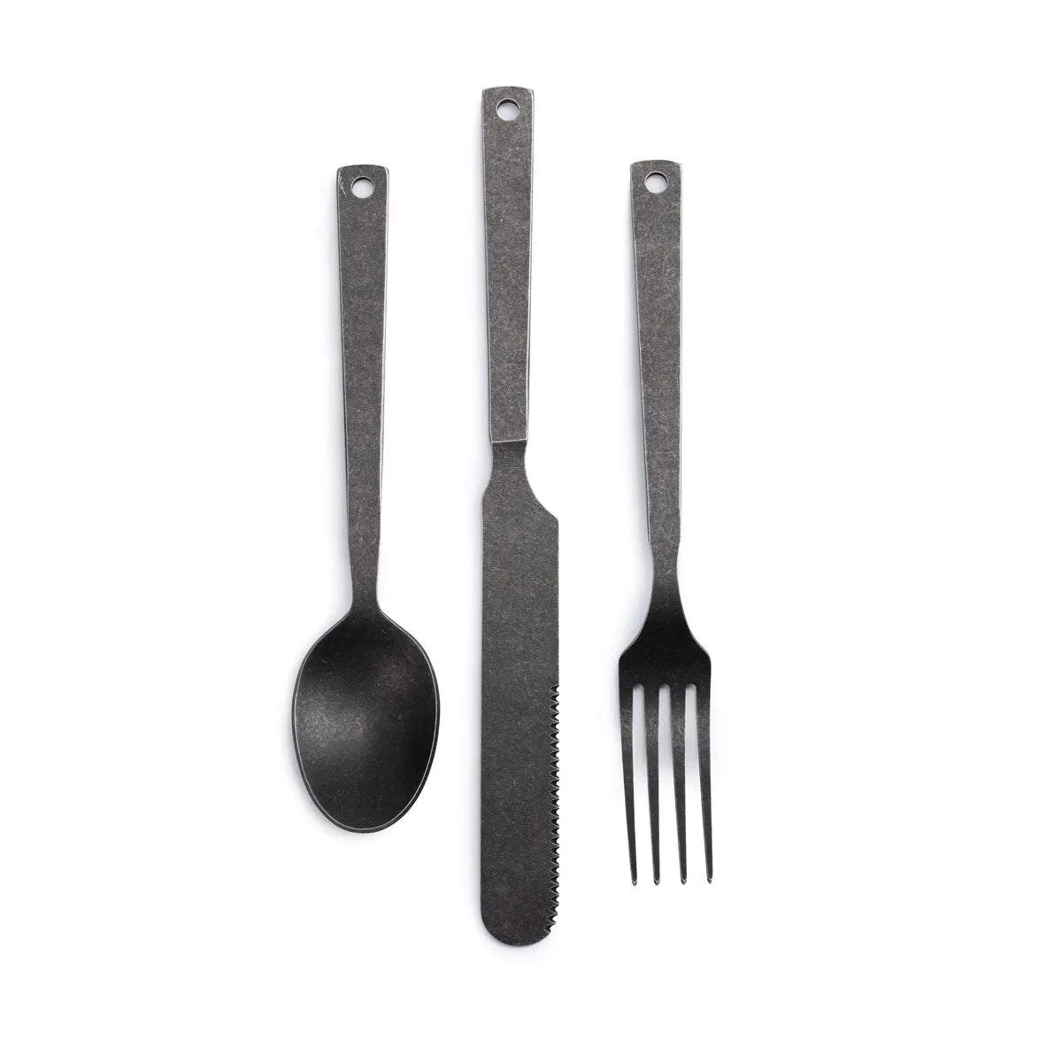 Barebones - Bestickset 6st i Vintage Stål