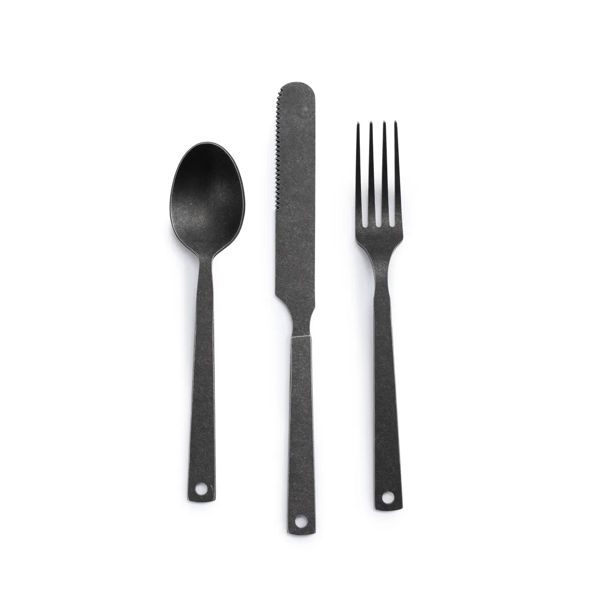 Barebones - Bestickset 6st i Vintage Stål