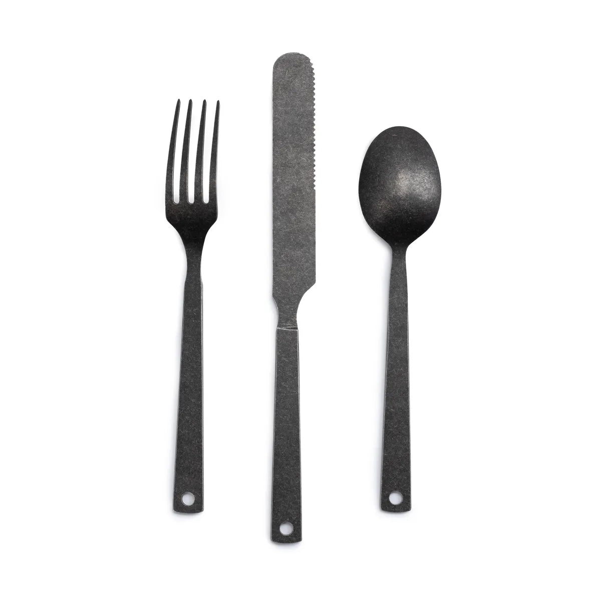 Barebones - Bestickset 6st i Vintage Stål